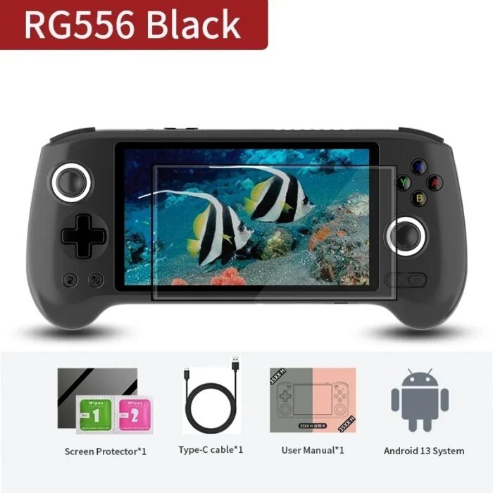 Anbernic RG556 - Console Portátil Android 13, Tela OLED 5,5